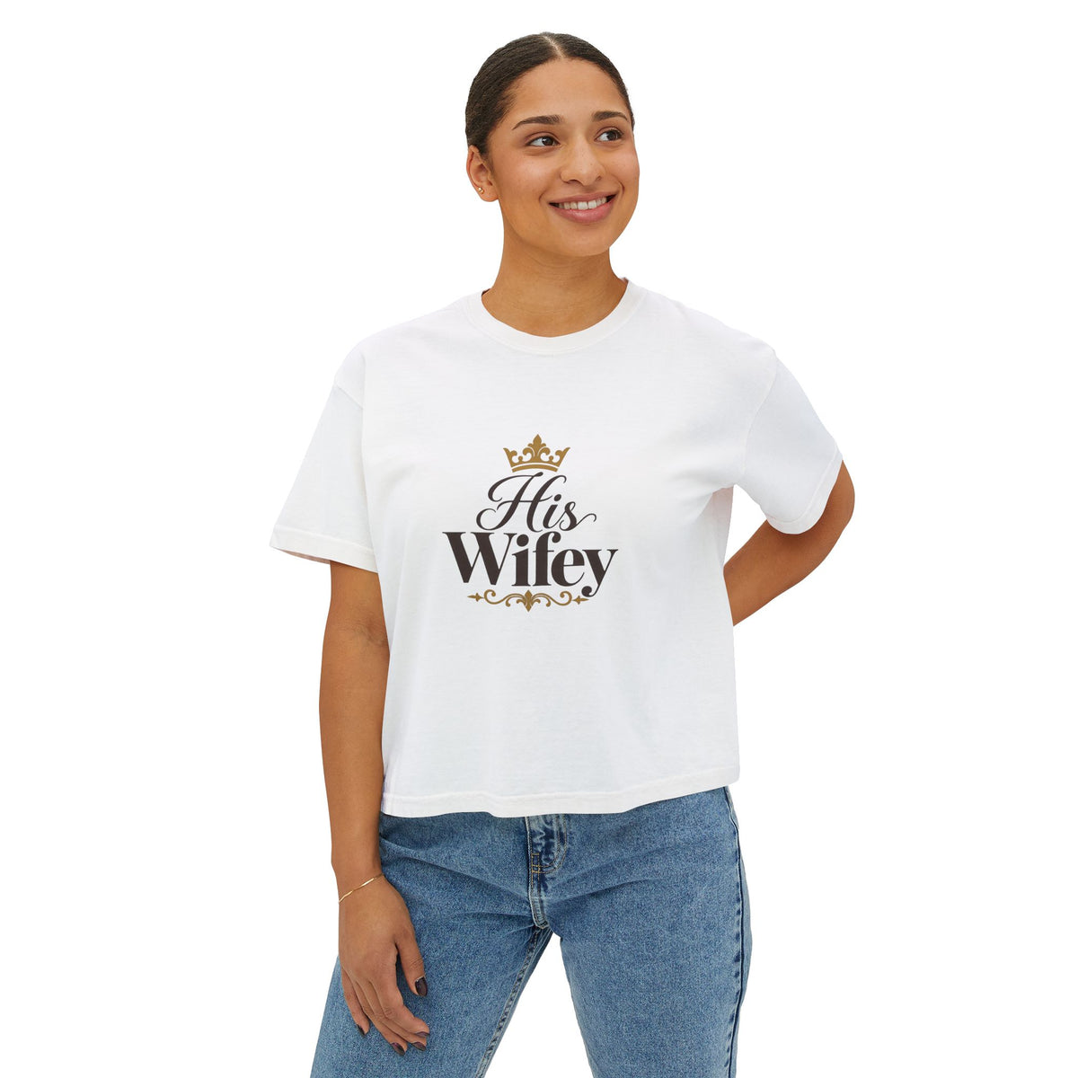 His Wifey | Women's Boxy Tee